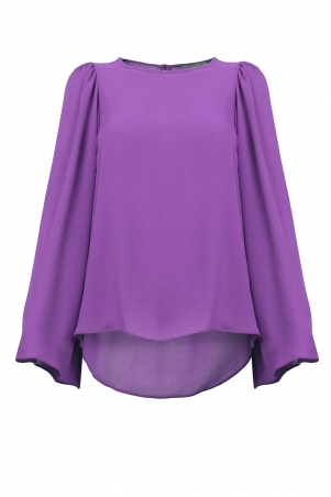 Geneen Flared Blouse - Lilac