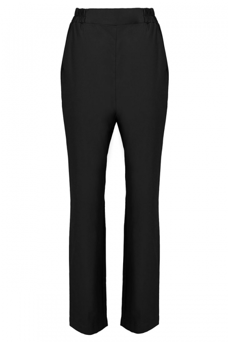 Zaelin The Pull-on Tapered Pants - Black