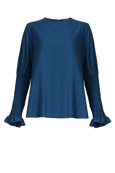 Havana Smock Sleeve Blouse