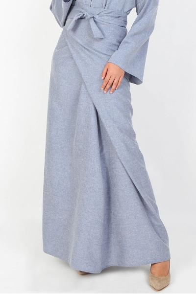 Chanting Tie Sash Wrap Skirt