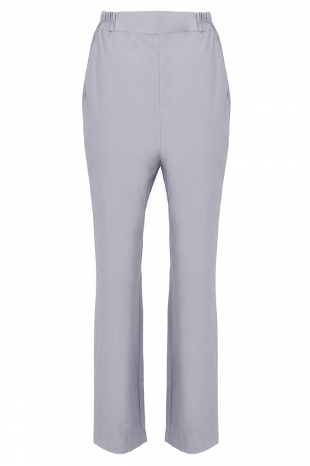 Zaelin The Pull-on Tapered Pants - Light Grey