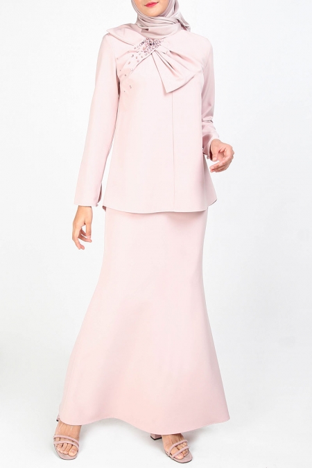 Manda Blouse & Skirt - Light Pink
