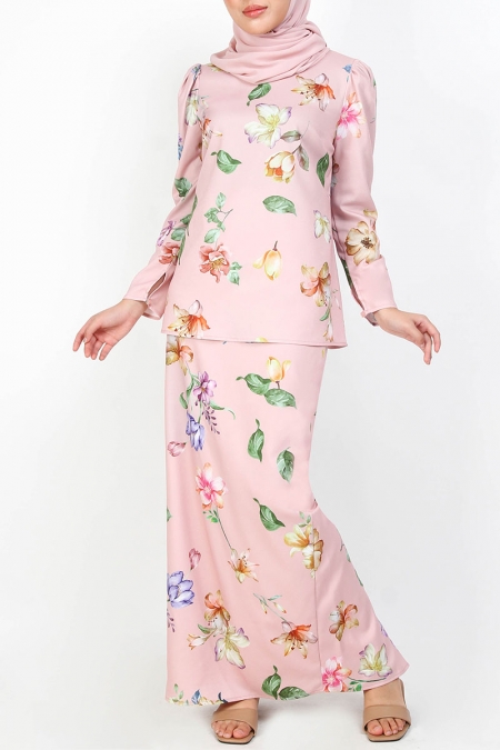 Tacyn Blouse & Skirt - Dusty Pink Floral