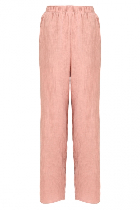 Tetiana Elastic Waist Pants - Canyon Clay