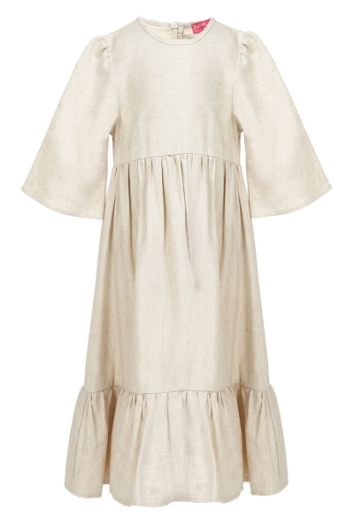 KIDS Kitty Gathered Hem Dress