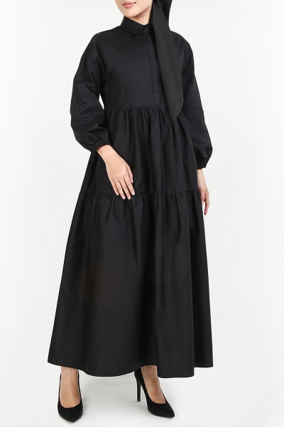 Nataya Gathered Tier Maxi Dress