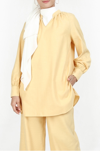 Shawntia Curved Hem Tunic