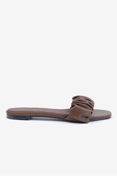 Eve Ruched Strap Sandals