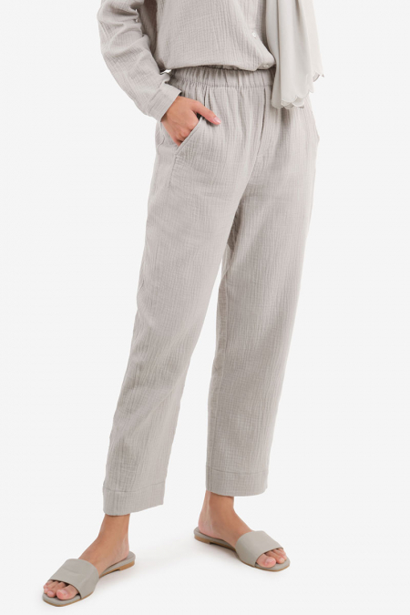 Hagley Tapered Pants - Light Grey