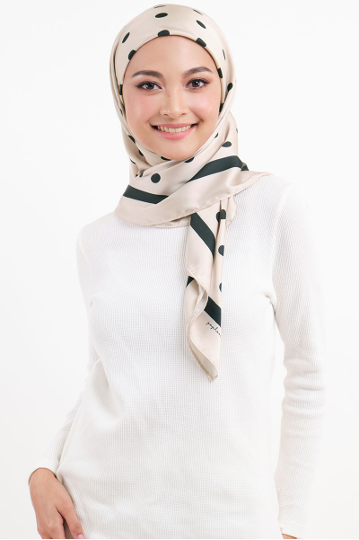 Andie Satin Printed Square Headscarf