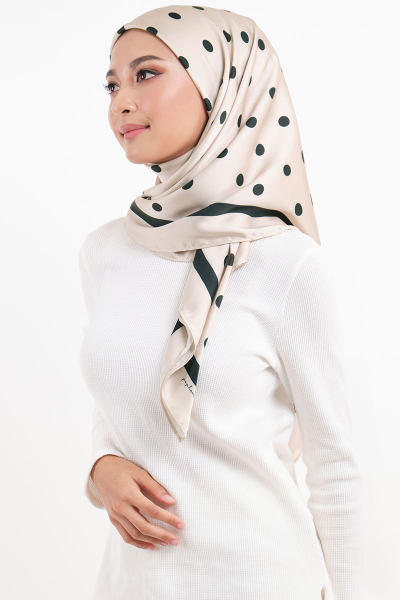 PRE-ORDER Andie Satin Printed Square Headscarf