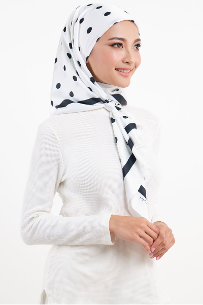 PRE-ORDER Andie Satin Printed Square Headscarf