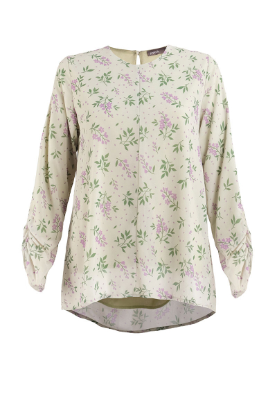 Samyan Flared Chiffon Blouse