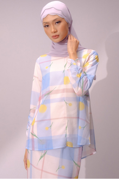 Samyan Flared Chiffon Blouse