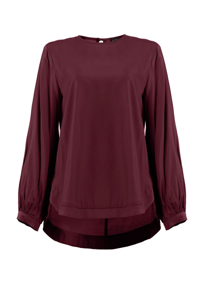 Cosette Curved Hem Blouse