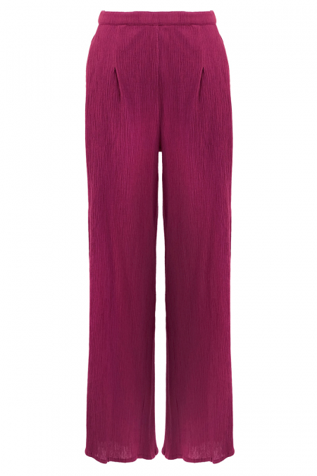 Dailyn Wide Legged Pants - Magenta