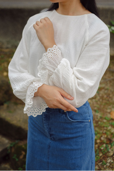 Latipah Flared Blouse