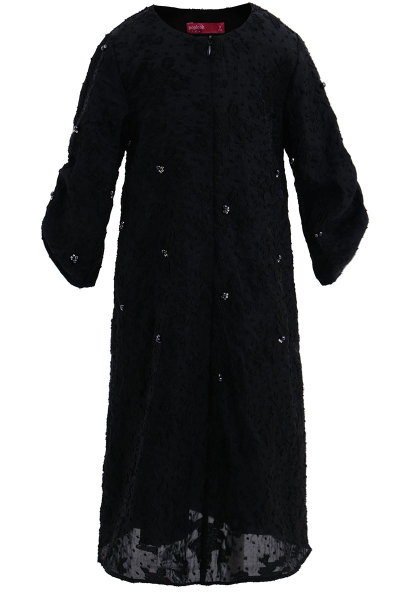 KIDS Mago Embellished Zip-Front Dress