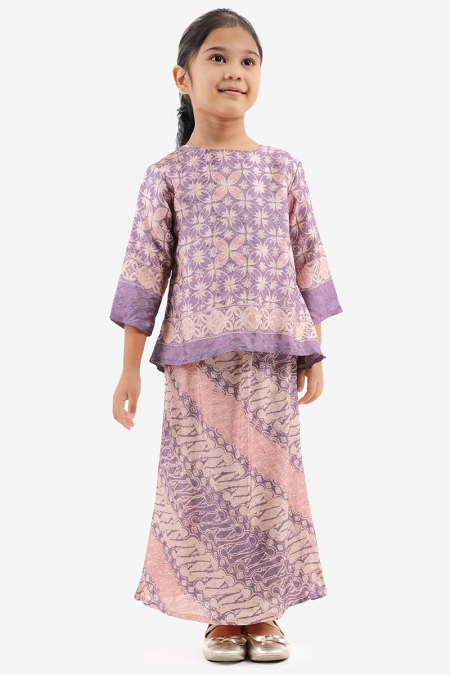 KIDS Betawi Set - Lavender Print