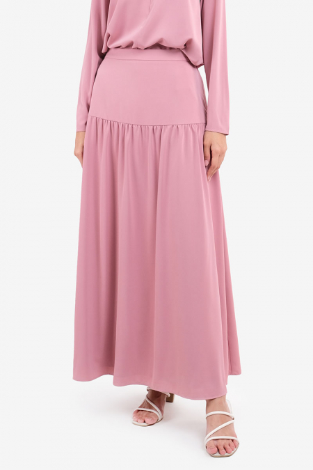 Idina A-line Skirt - Cameo Pink