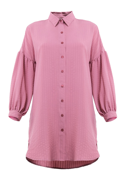 Evalyn Front Button Shirt Tunic