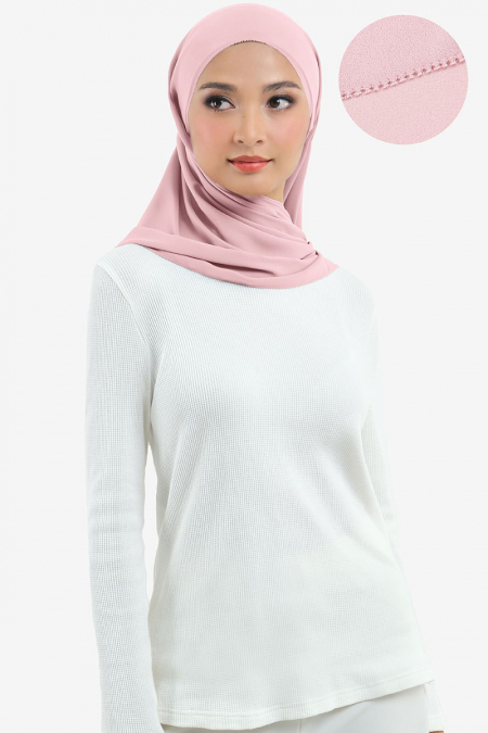 PRE-ORDER Janie Eyelash Headscarf - Primrose Pink