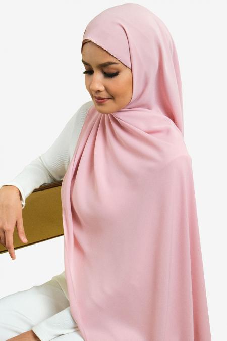 Janie Eyelash Headscarf - Primrose Pink