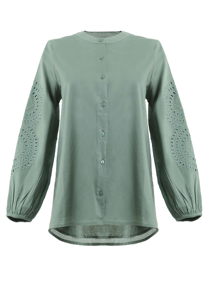 Tazmeen Front Button Blouse