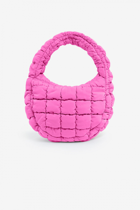 Cloud Quilted Small Bag - Fuchsia