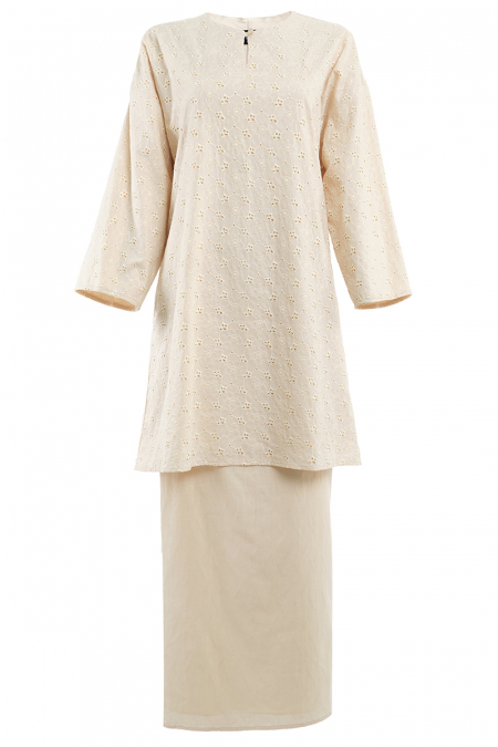 COTTON Kekwa Blouse & Skirt - Oat