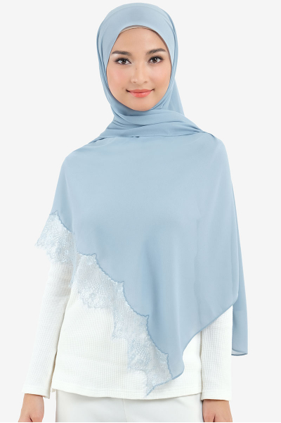 Farhana Lace Embroidered Headscarf