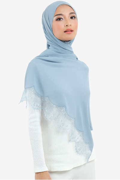 Farhana Lace Embroidered Headscarf