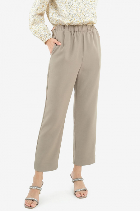 PRE-ORDER Tayha Tapered Pants - Oxford Tan