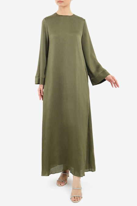 Neera Flared Dress 2.0 - Sage Green