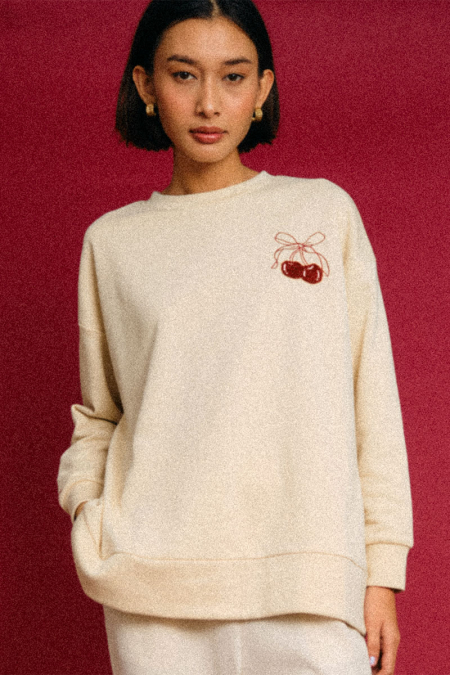 Infinity Drop Shoulder Sweater - Oatmilk