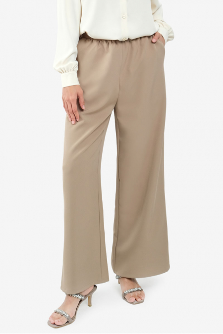 Fernley Wide Legged Pants 2.0 - Mink