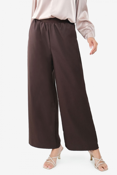 Fernley Wide Legged Pants 3.0 - Dark Cocoa