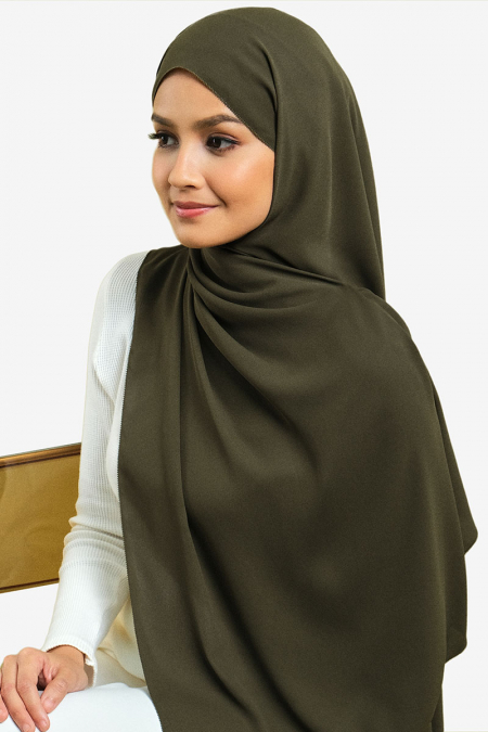 Janie Eyelash Headscarf - Sage Green