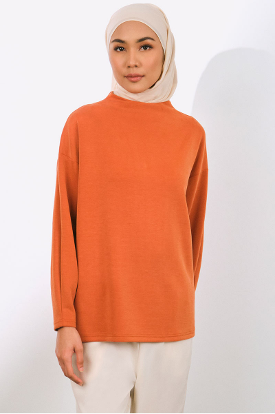 Denali Soft High Neck Blouse