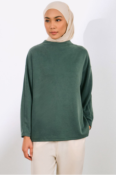 Denali Soft High Neck Blouse