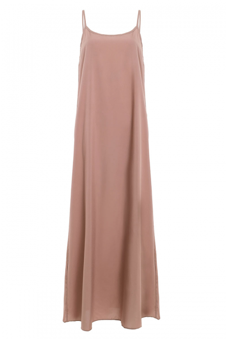 Glenys Slip Dress - Warm Taupe