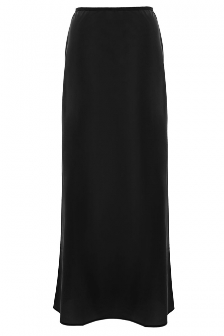 Hamdi Slip Skirt - Black