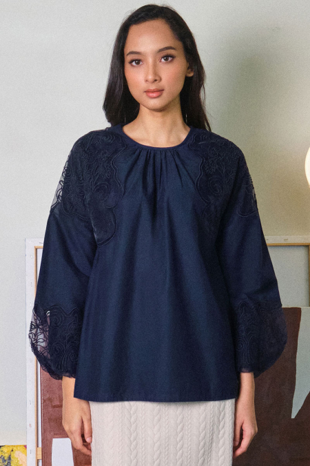 Anshika Lace Blouse - Eclipse