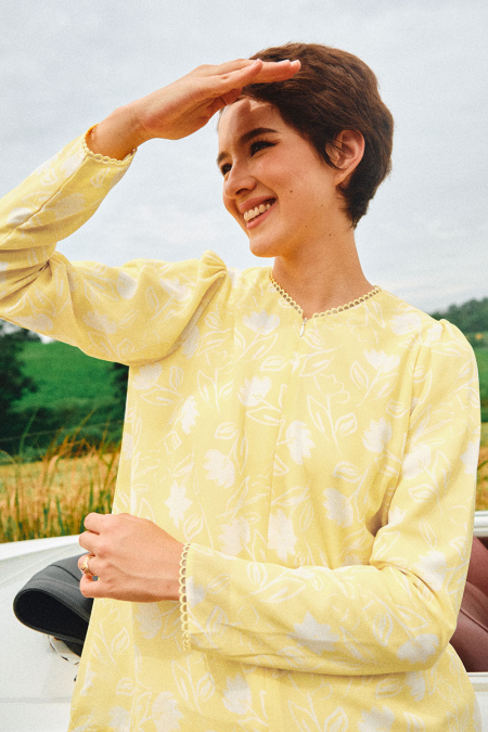 Manggis Blouse & Skirt - Yellow Lily