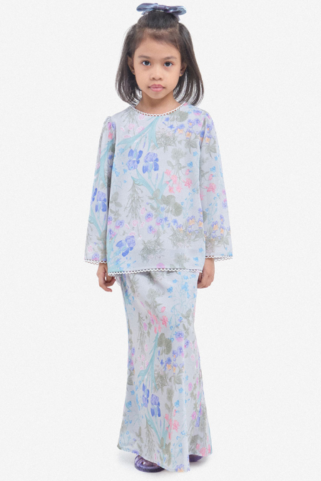 KIDS Manggis Set - Grey Fleur