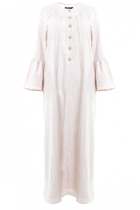 COTTON Roqiah Dress - Eggnog