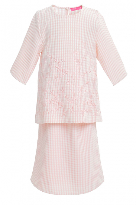 KIDS Maizun Set - Pink Check