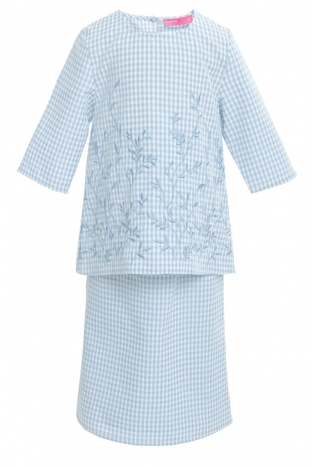 KIDS Maizun Set - Blue Check