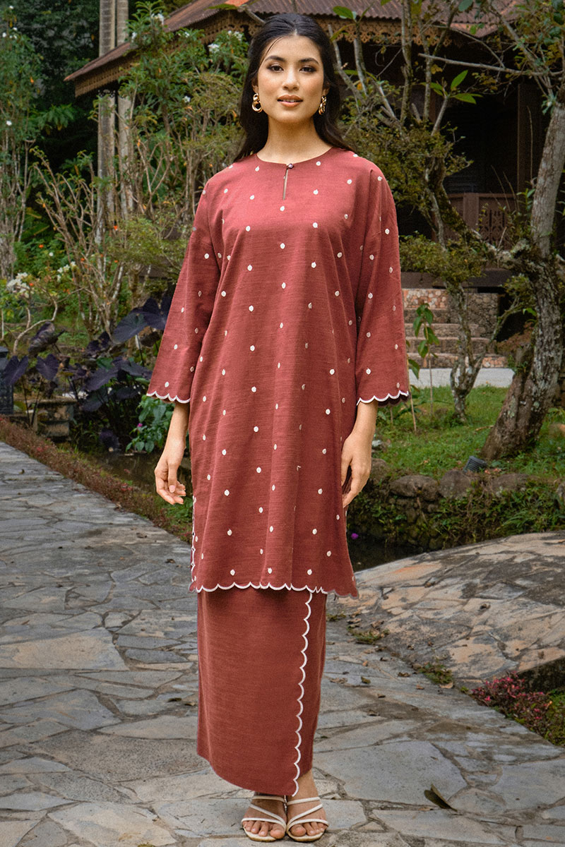 COTTON Dian Blouse & Skirt