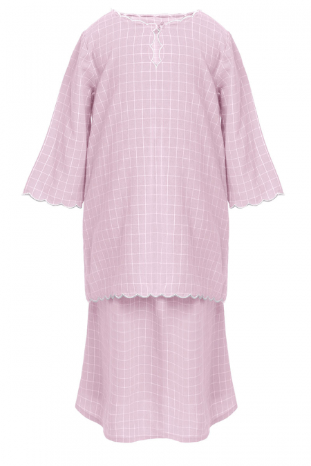 KIDS Norisa Set - Pink Check